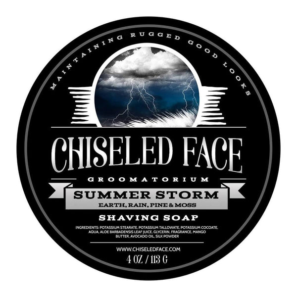 Chiseled Face Summer Storm Shaving Soap