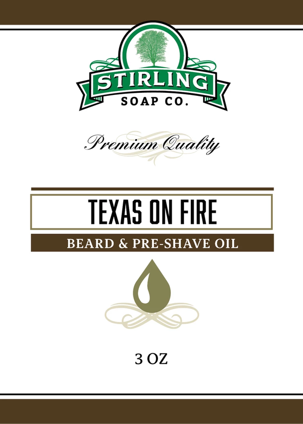 Stirling Soap Co. | Texas On Fire – Beard & Pre-Shave Oil