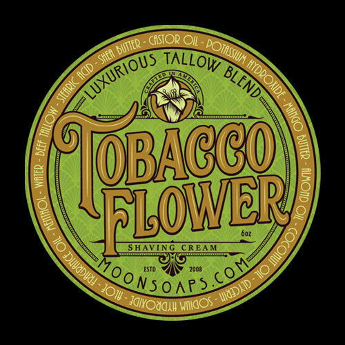 Moon Soaps | Tobacco Flower Shaving Cream
