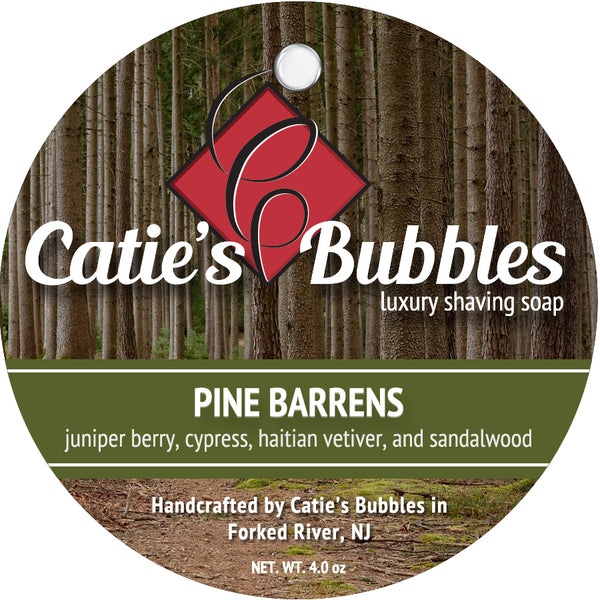 Catie’s Bubbles | Pine Barrens Luxury Shaving Soap