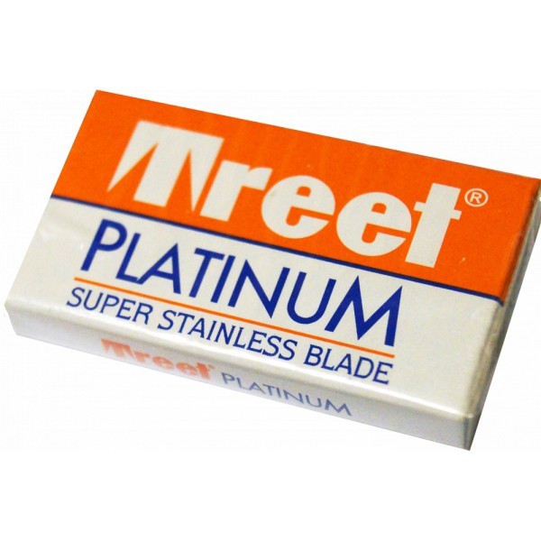 Treet | Platinum Double Edge Razor Blades, 5 Blades – Top of the Chain