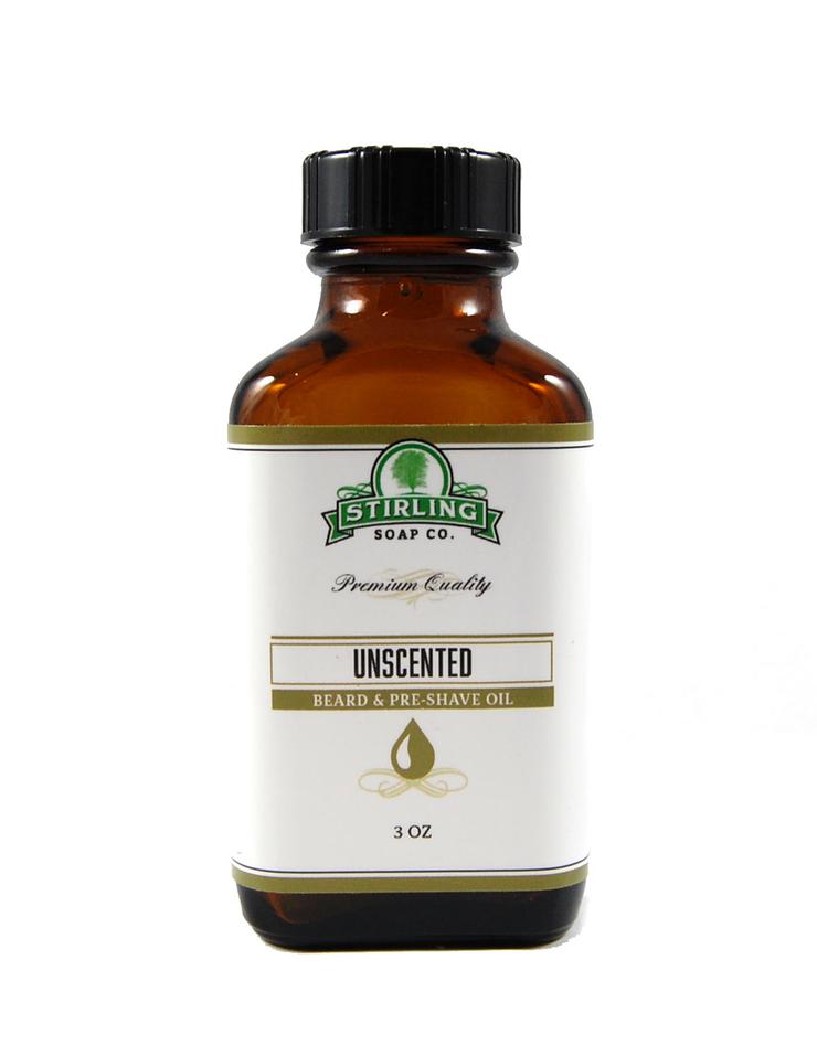 Stirling Soap Co. | Unscented Beard Oil & Pre-Shave
