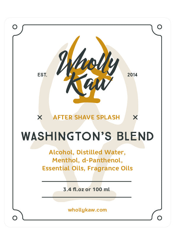 Wholly Kaw – Washington’s Blend Aftershave