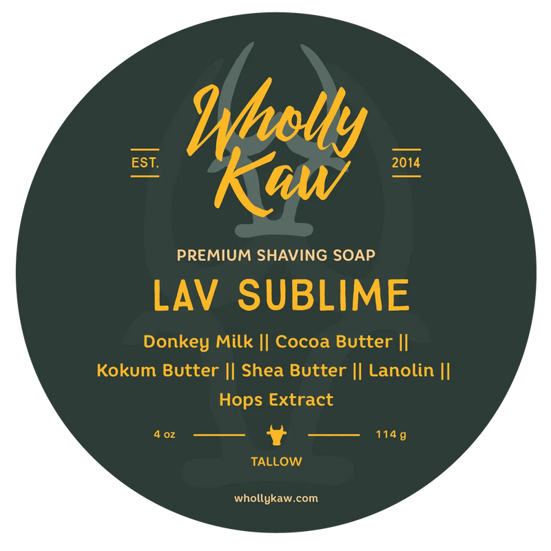 Wholly Kaw | Lav Sublime Shaving Soap